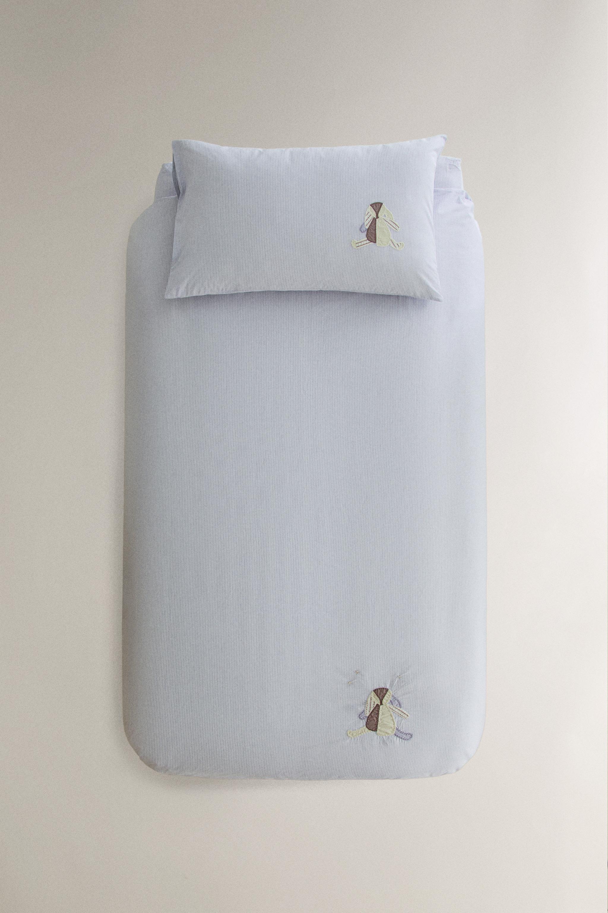 KIDS COTTON RABBIT DUVET COVER